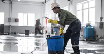 Firefly_generate Industrial cleaning process 760037